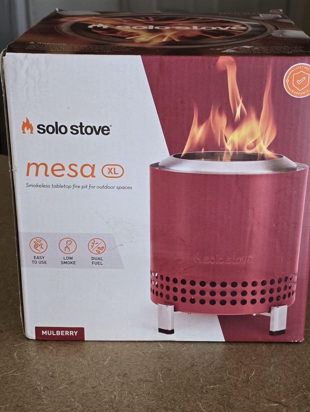 Mesa XL Red Fire Pit - - Picture 5 of 6